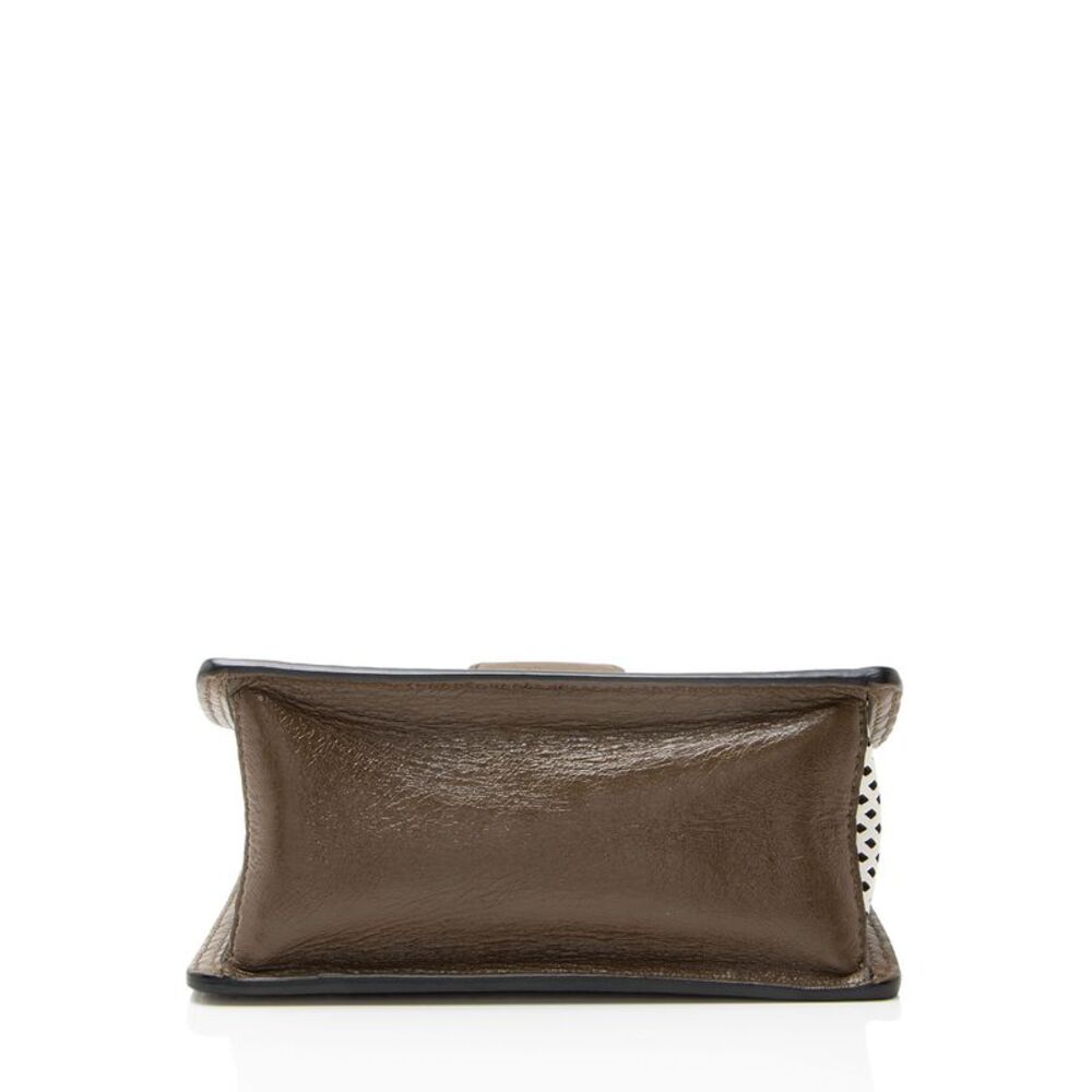 Fendi Perforated Leather Kan U Small Shoulder Bag - Picture 4 of 14